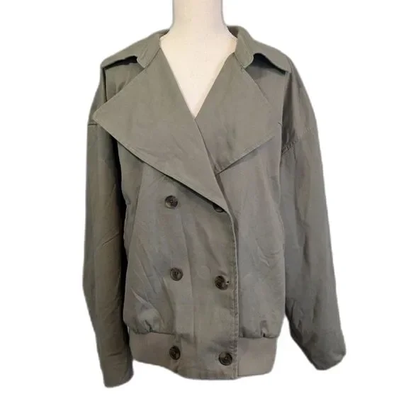 Women's Bomber Green Jacket Universal Thread Size 1X NWOT - Picture 2 of 8